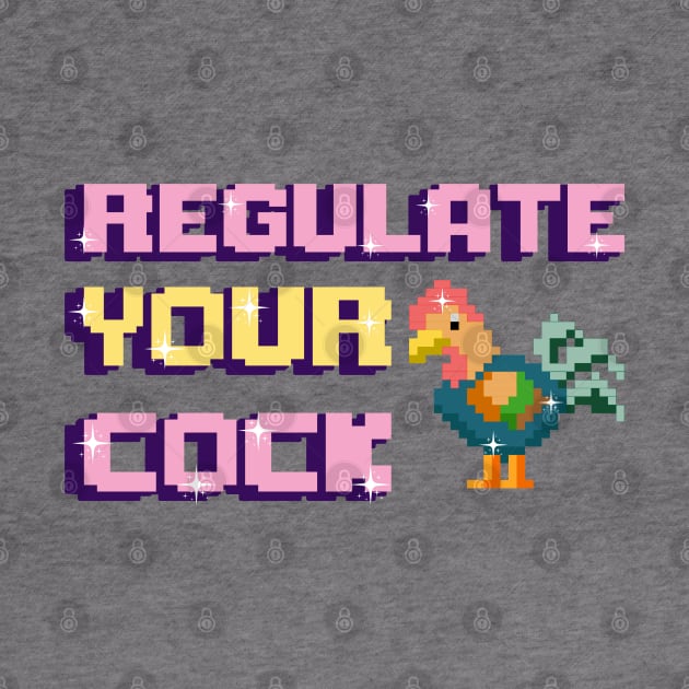 Regulate Your Cock Pixel Art by LemoBoy